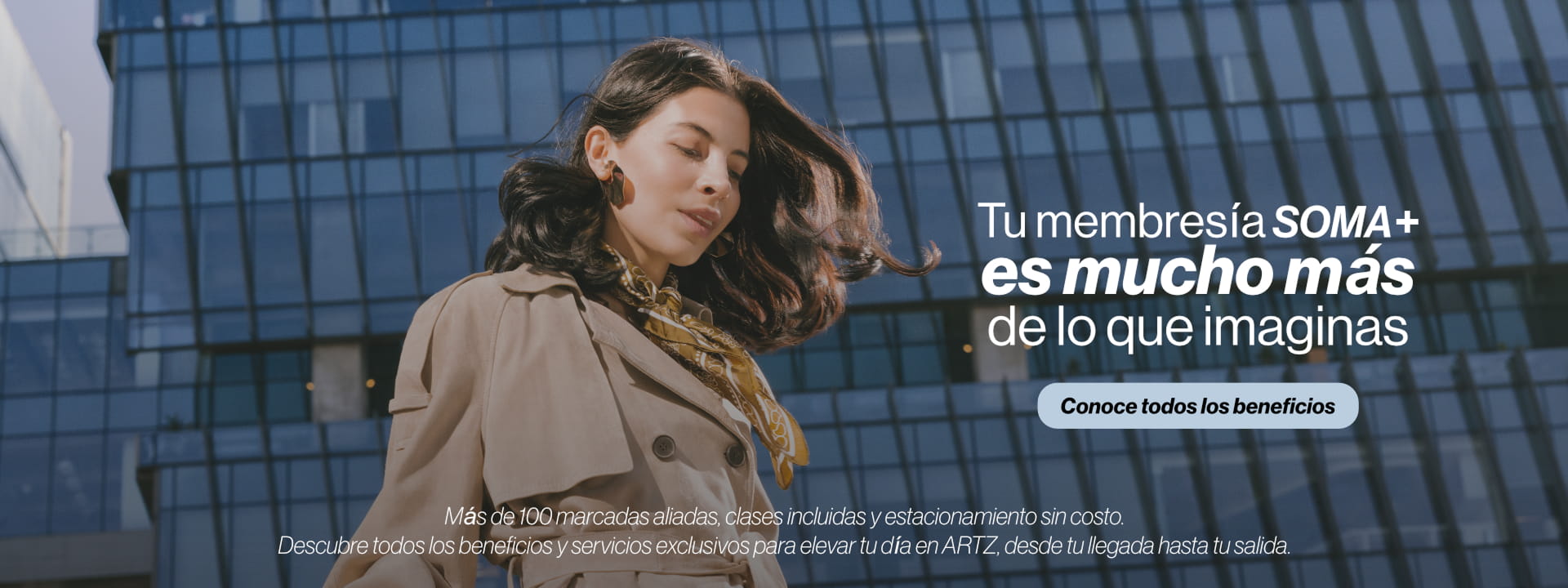 Conoce todos los beneficios de tu membresía SOMA+